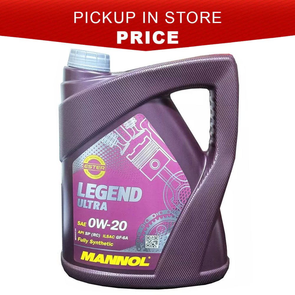 MANNOL LEGEND ULTRA (MN7918-5) 0W-20 *GF-6A * FULLY SYNTHETIC * 5 LITRE * CAR ENGINE OILS | PICKUP