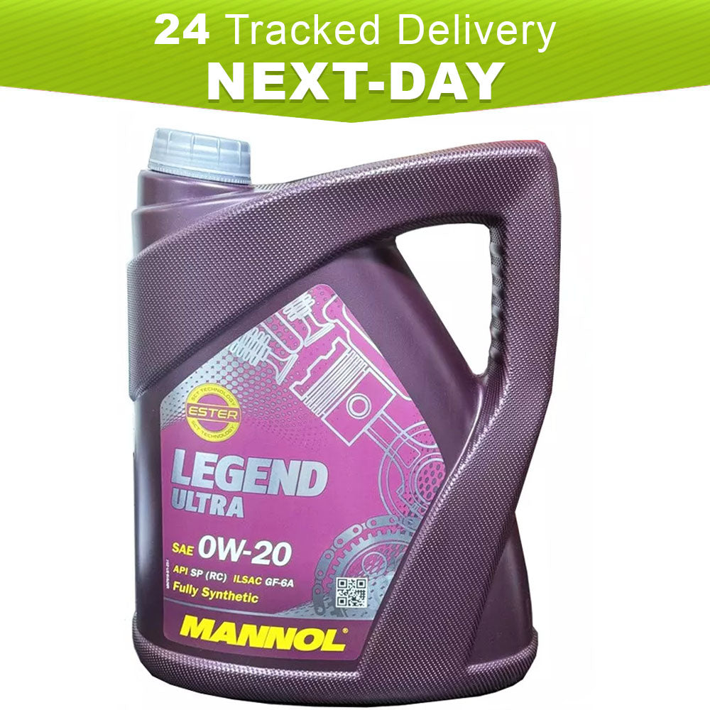 MANNOL LEGEND ULTRA (MN7918-5) 0W-20 *GF-6A * FULLY SYNTHETIC * 5 LITRE * CAR ENGINE OILS | DELIVERY