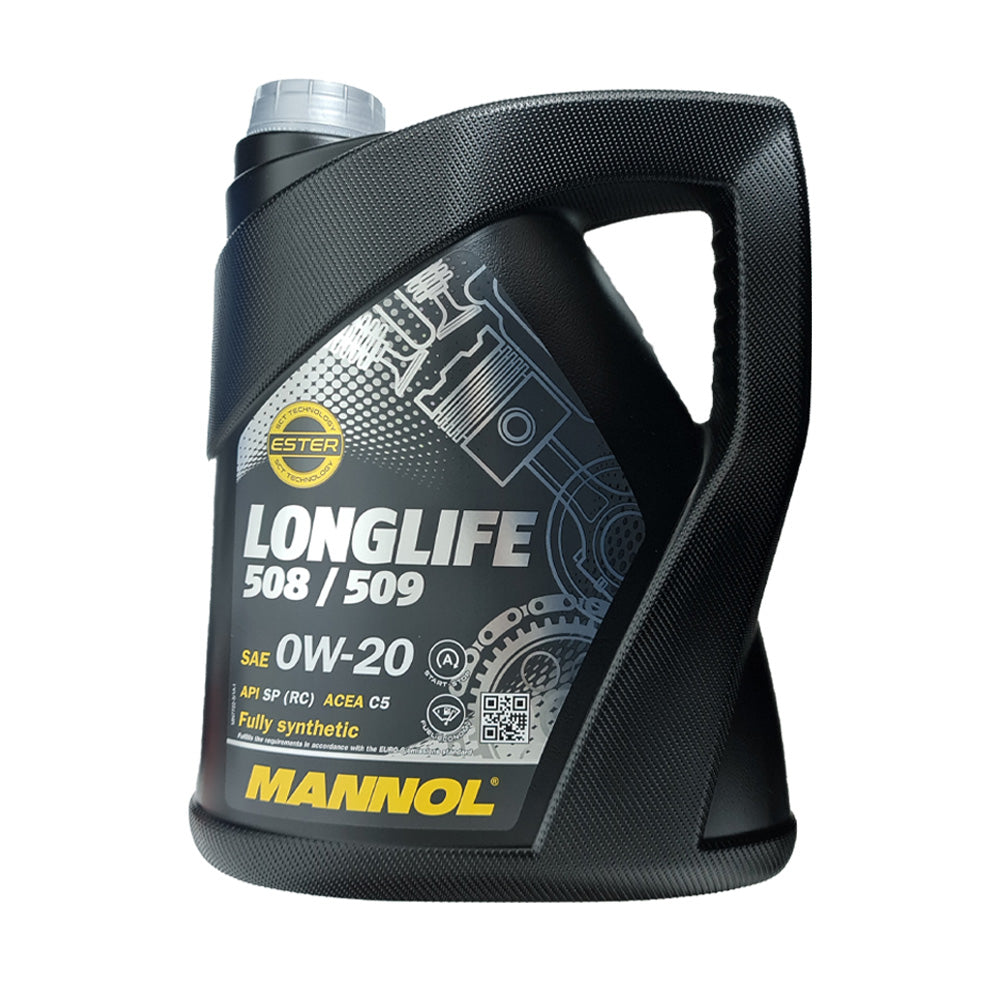 MANNOL LONGLIFE 508 / 509 (MN7722-5) 0W-20 *ACEA C5 * FULLY SYNTHETIC * 5 LITRE * CAR ENGINE OILS | PICKUP