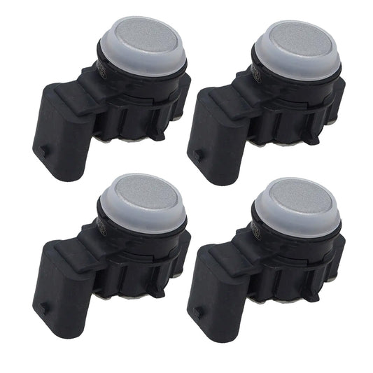 PDC PARKING SENSOR FOR TESLA MODEL S X 2012-2022 FRONT & REAR 0263033326 1048473-01-A SILVER 4 PCS