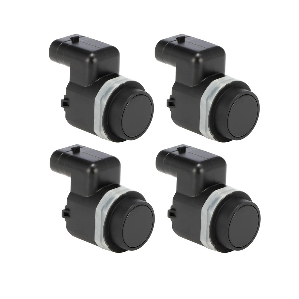 PDC PARKING SENSOR FOR AUDI SEAT SKODA VW 2006-2015 FRONT & REAR 4H0919275A Black 4 PCS