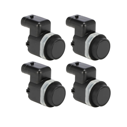 PDC PARKING SENSOR FOR AUDI SEAT SKODA VW 2006-2015 FRONT & REAR 4H0919275A Black 4 PCS