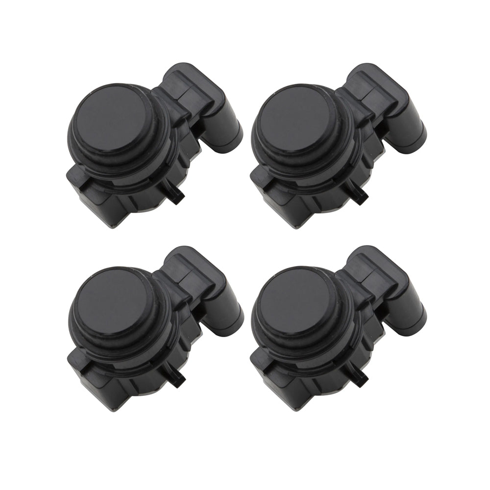 PDC PARKING SENSOR FOR TESLA MODEL S X 2012-2022 FRONT & REAR 0263033334 1048473-01-A 4 PCS BLACK