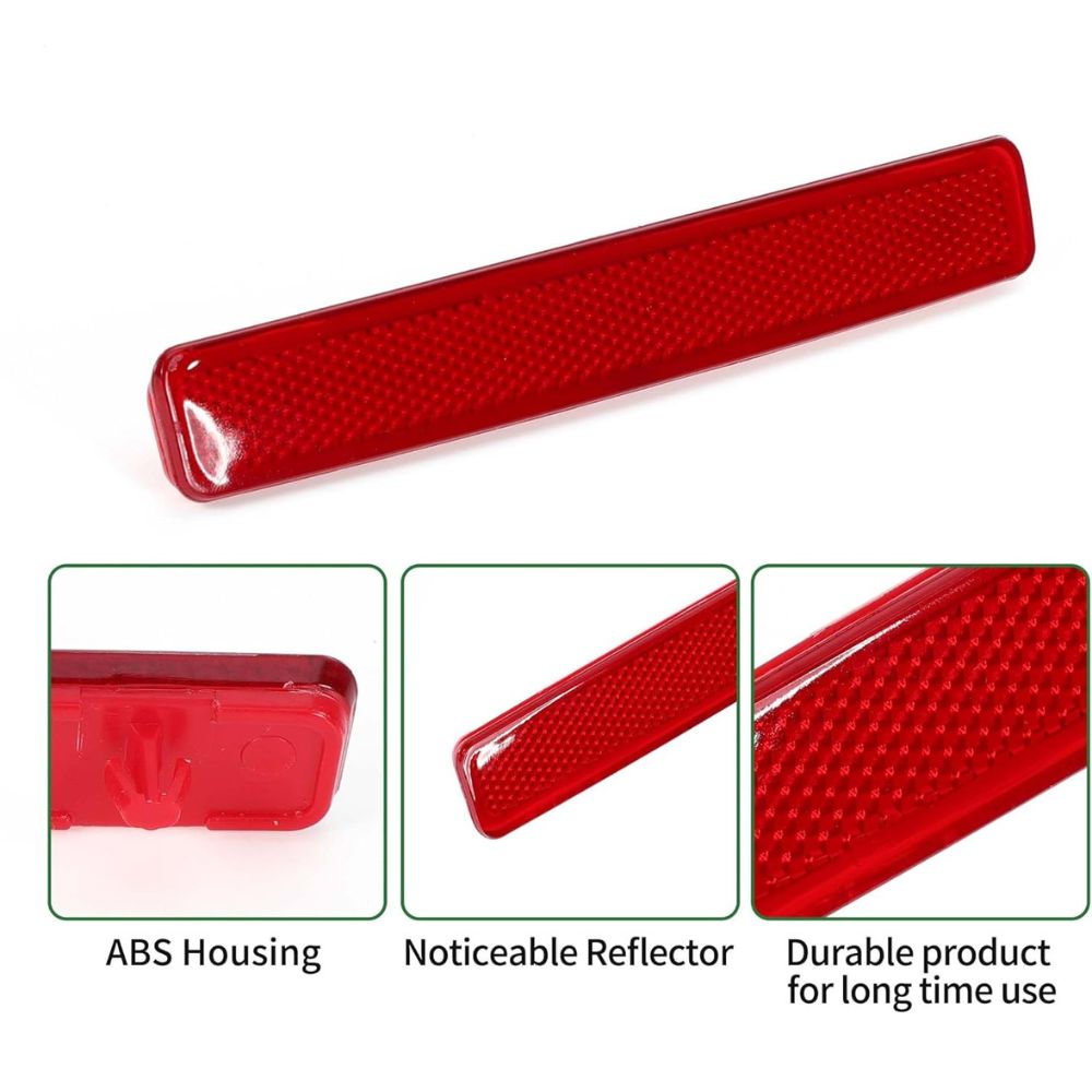 REAR BUMPER REFLECTOR FOR VW MULTIVAN TRANSPORTER CARAVELLE 2003-2015 LEFT AND RIGHT SIDE 7E0945105  7E0945106 2 PCS