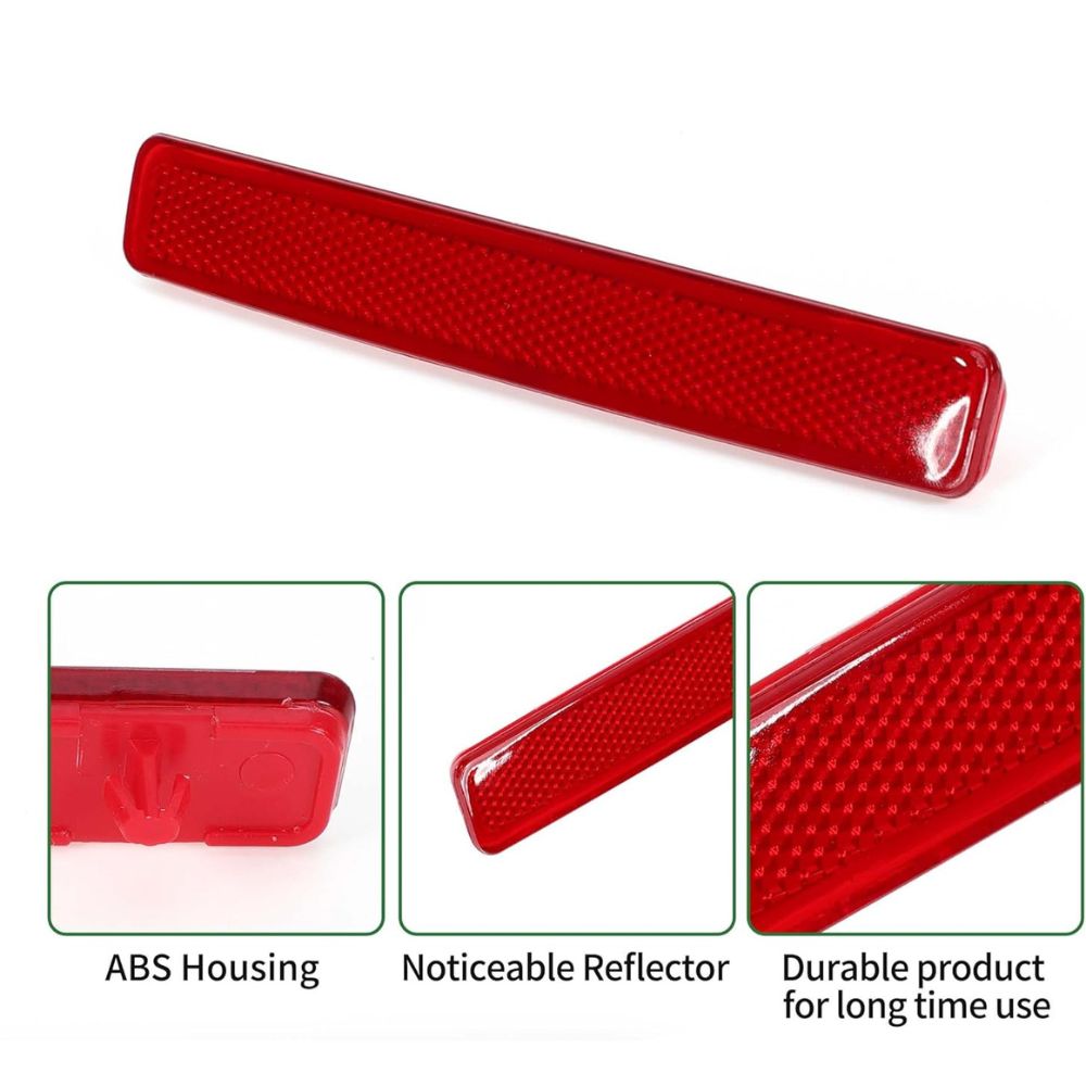 REAR BUMPER REFLECTOR FOR VW MULTIVAN TRANSPORTER CARAVELLE 2003-2015 LEFT AND RIGHT SIDE 7E0945105  7E0945106 2 PCS