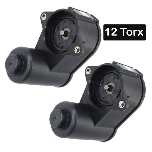 2X BRAKE CALIPER SERVO MOTOR FOR AUDI Q3 SEAT ALHAMBRA VW PASSAT SHARAN TIGUAN 12 TEETH REAR