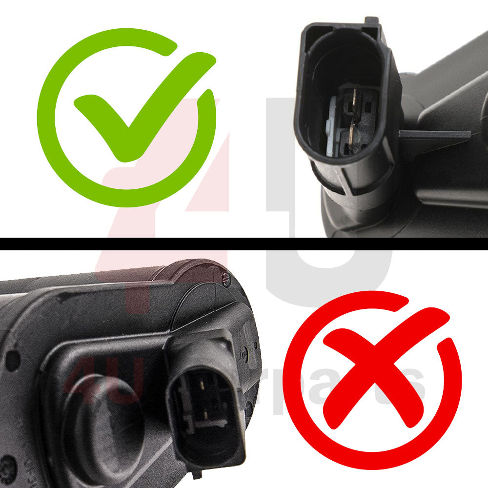2X HAND BRAKE PARKING BRAKE MOTOR FOR AUDI A6 (C6,4F) ALLROAD 6 TEETH TORX 4F0998281B REAR